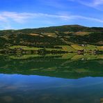 Norwegisches Spiegelsee-Panorama