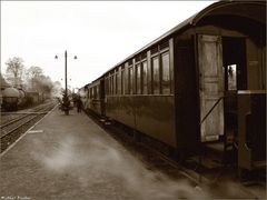 nostalgic railroad train