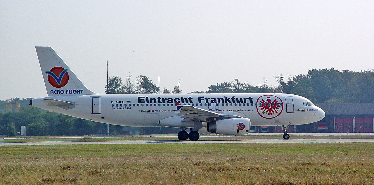 Nostalgie Airbus Eintracht Frankfurt