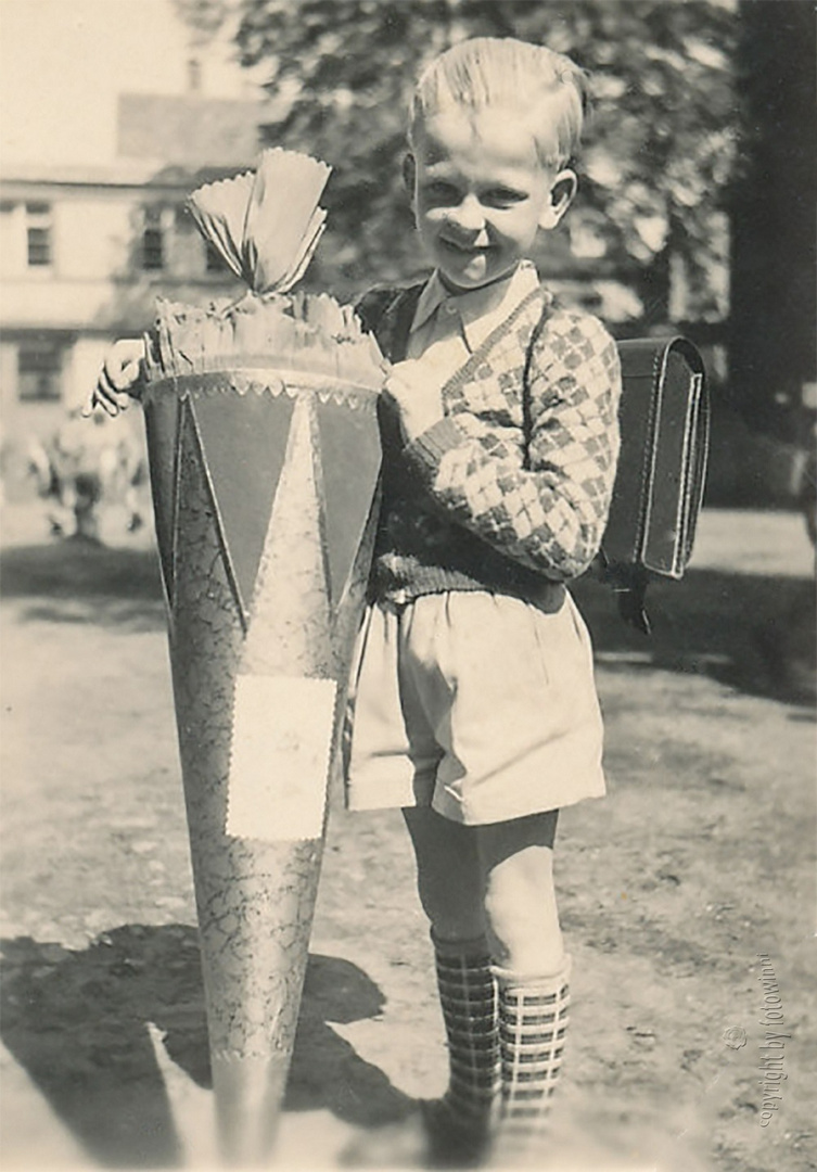 Nostalgie - mein erster Schultag am 1. Sept. 1956