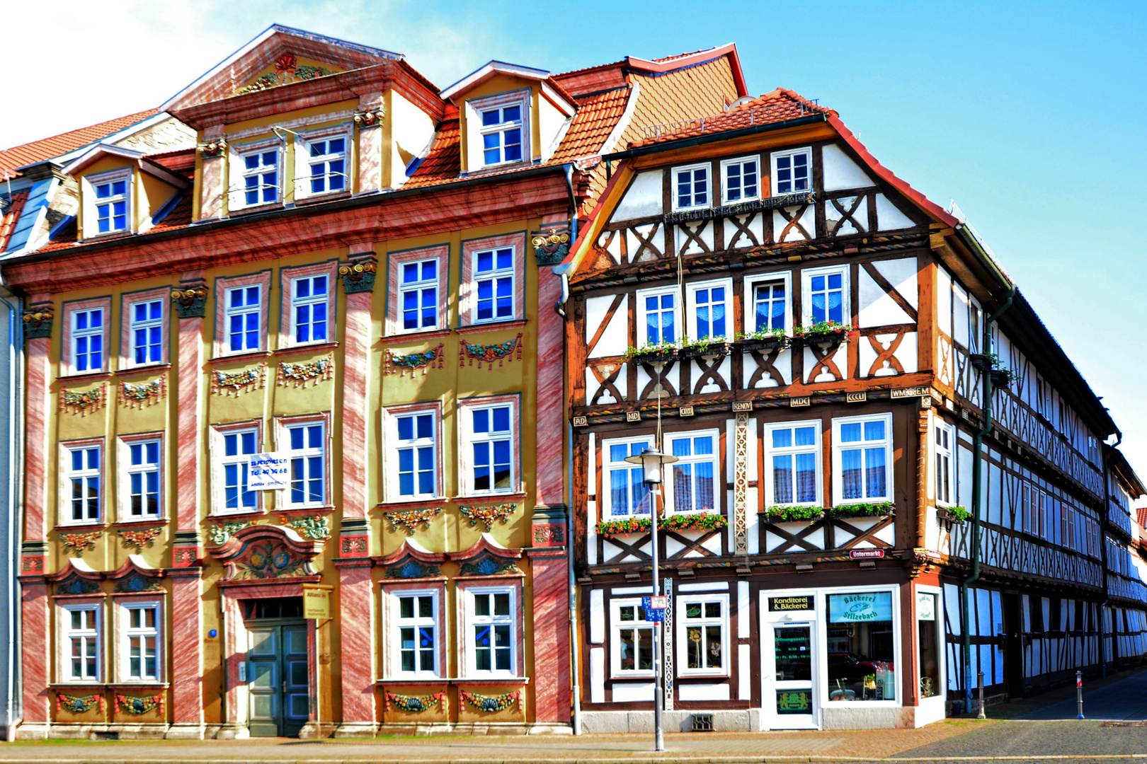 Nostalgie von Dazumal am Untermarkt in Mühlhausen/Thüringen Foto & Bild