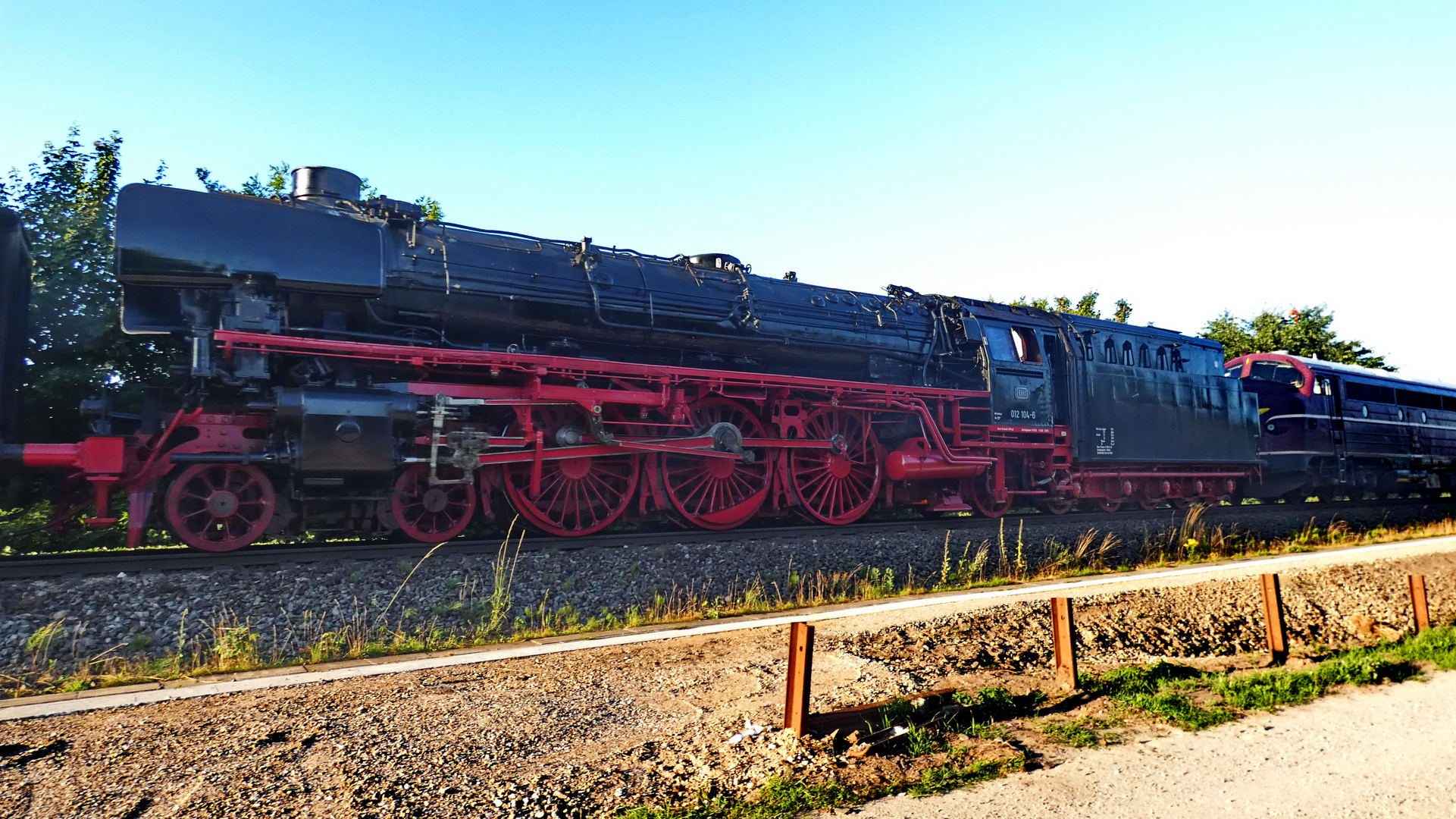 Nostalgiezug von Hamburg nach Sylt und Retour.