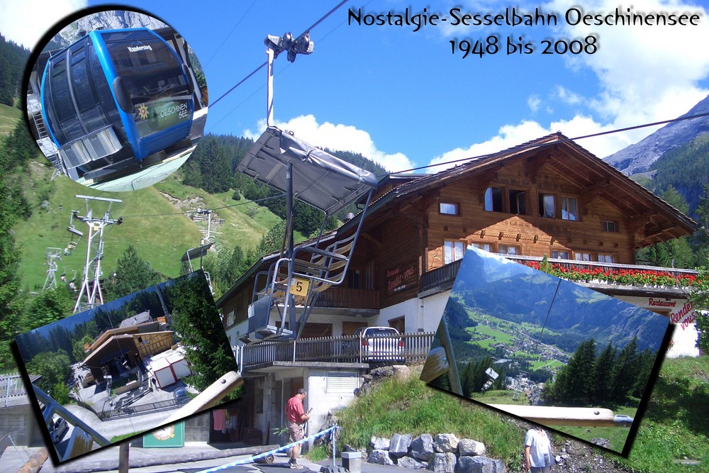 nostalgische Sesselbahn Oeschinensee (1948 - 2008)