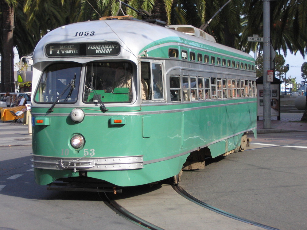 Nostalgische Straßenbahn