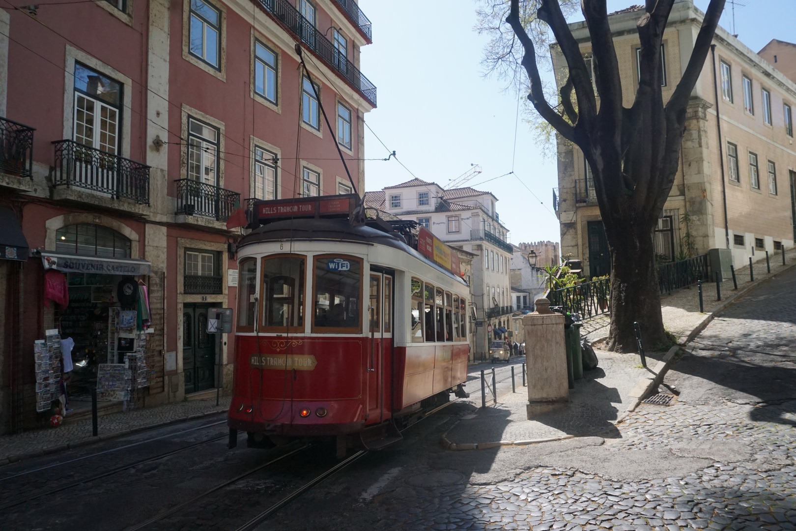 Nostalgische Straßenbahn Lissabon