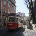 Nostalgische Straßenbahn Lissabon