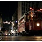 Nostalgische Tram auf der Istiklal Caddesie in Istanbul