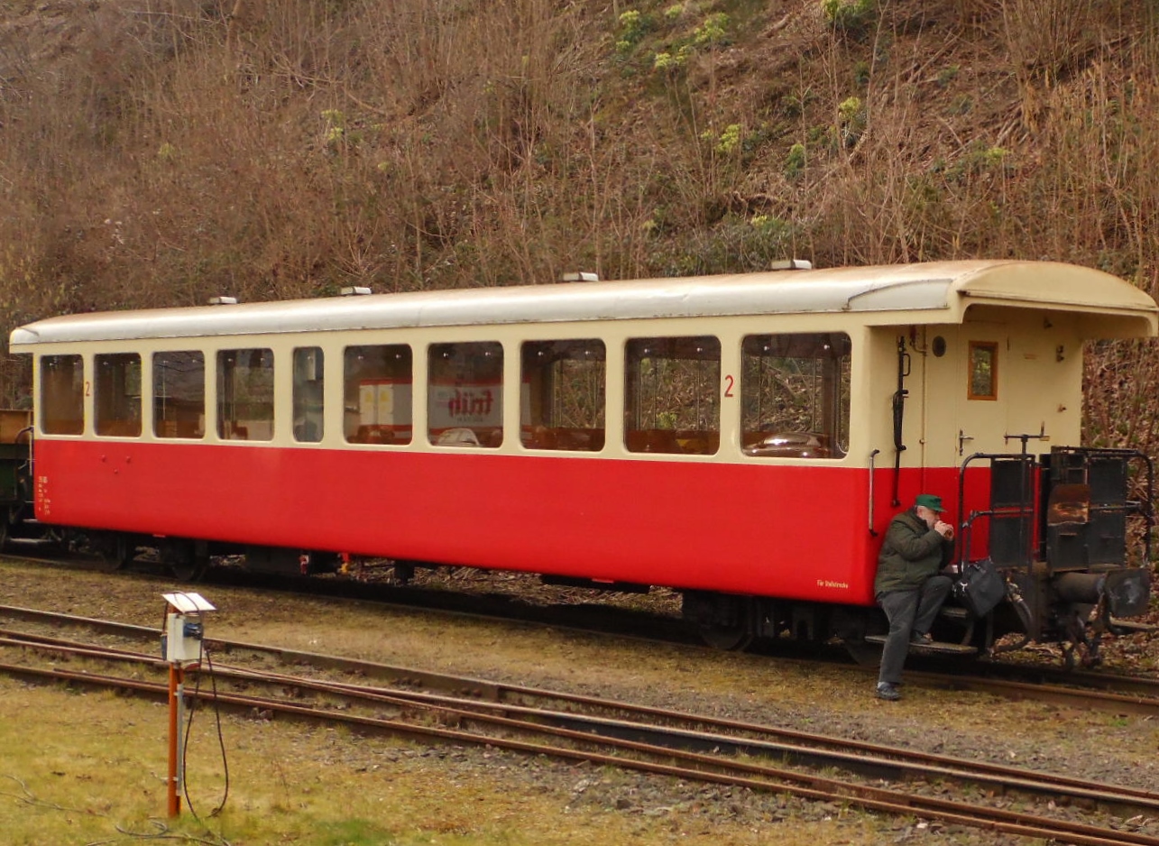 nostalgischer Speisewagen (Nutzung nur bei Schönwetter möglich)