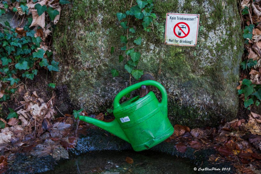 Not for drinking - Brunnen auf dem Jägerweg Kappelwindeck (bei Bühl)