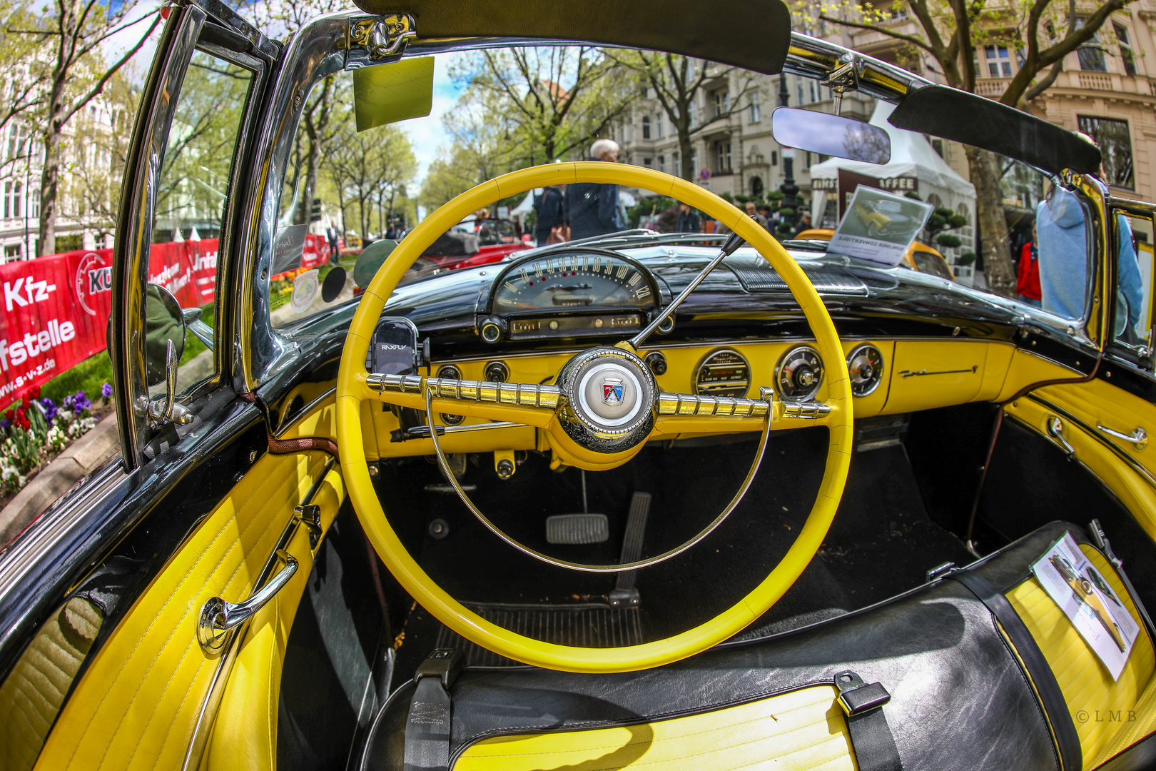 Not just a yellow steering wheel