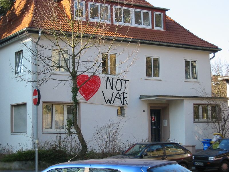 "NOT WAR"