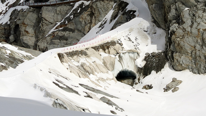 Notabfahrt Pitztaler Gletscher