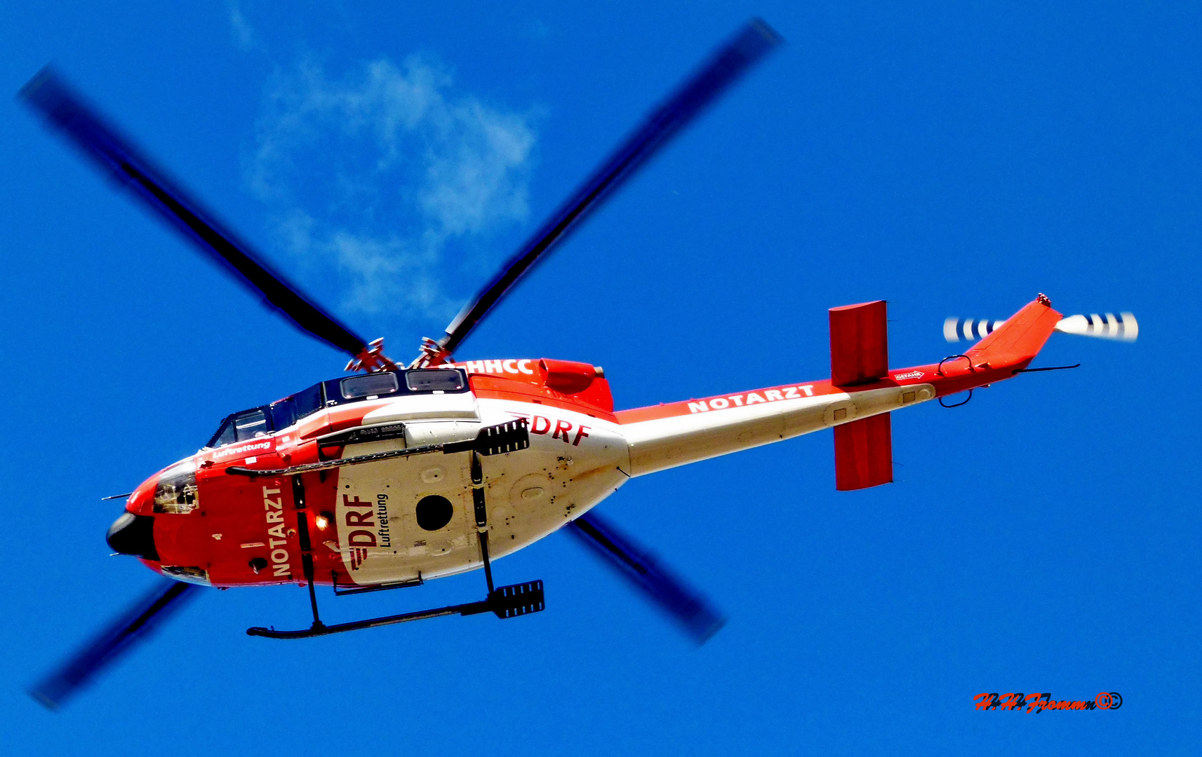 Notarzt - Helikopter - Hubschrauber Bell 412