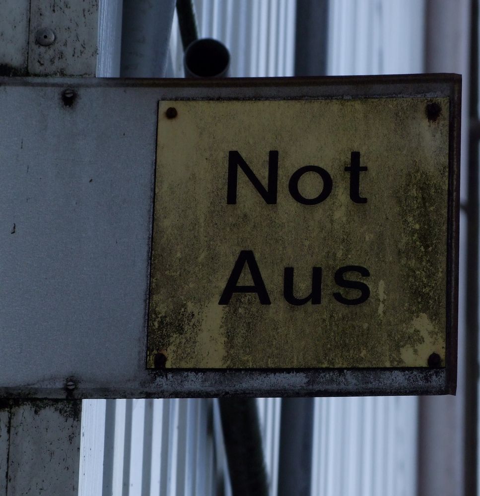 NotAus Foto & Bild architektur, reportage dokumentation, industrie