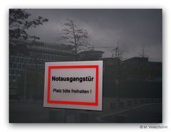 Notausgang für die Abgeordneten........