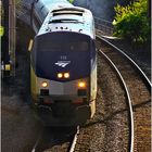 Notching Up into Southwest D.C. - An Amtrak Golden Hour Moment