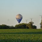 Notlandung ? Ballonflug Wettbewerb am 12.07.15 von Gera-Leumnitz