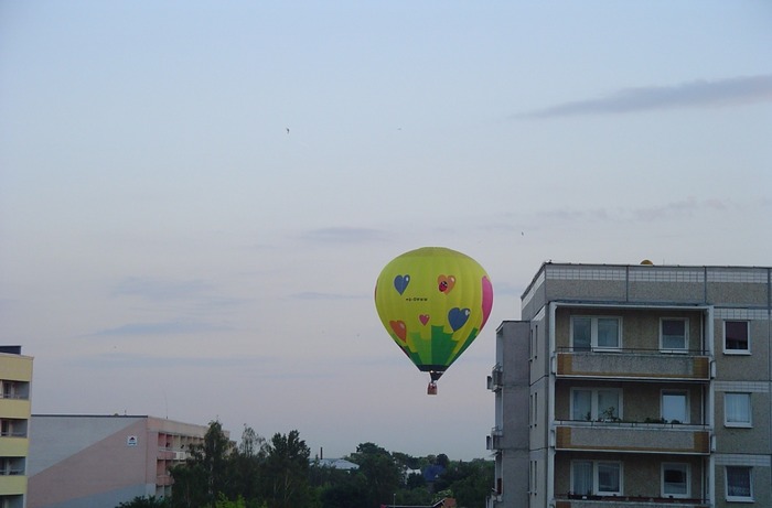 Notlandung vor meinem Haus