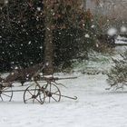 notre charrue sous la neige en mars 2013