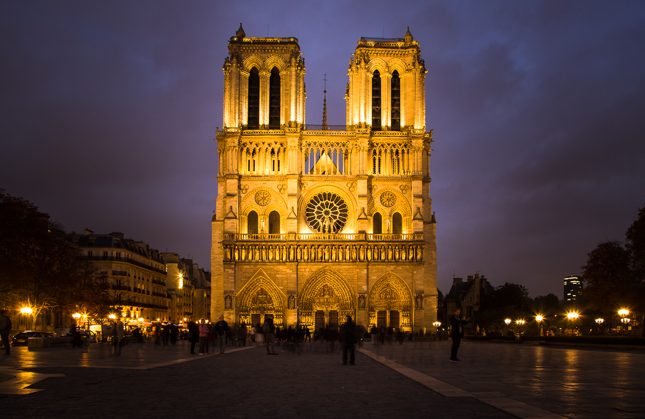 NotreDame Foto &amp; Bild paris, kirche, nachtaufnahme Bilder auf