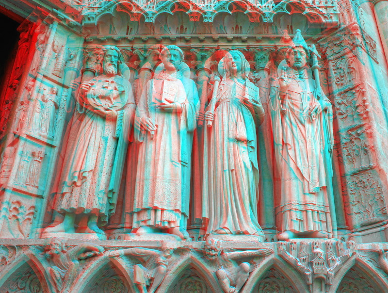 Notre Dame - Anaglyphe