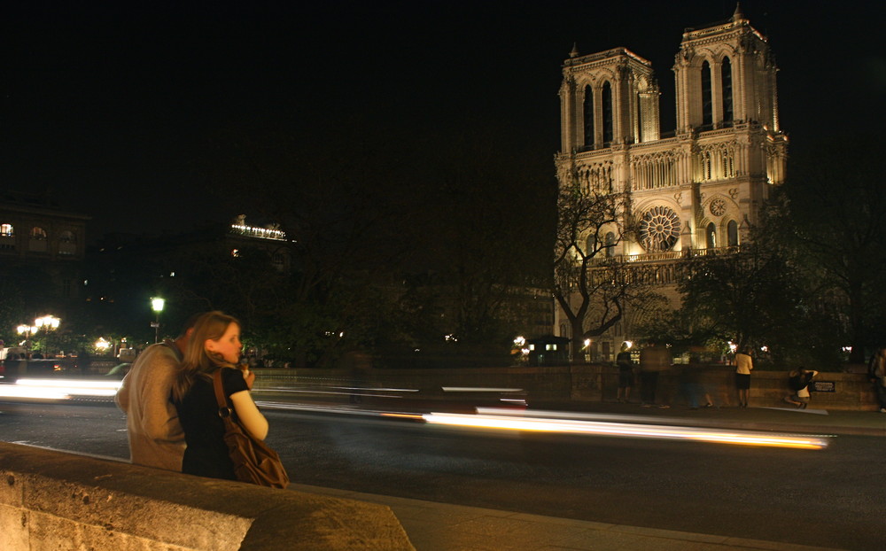 Notre Dame At Night