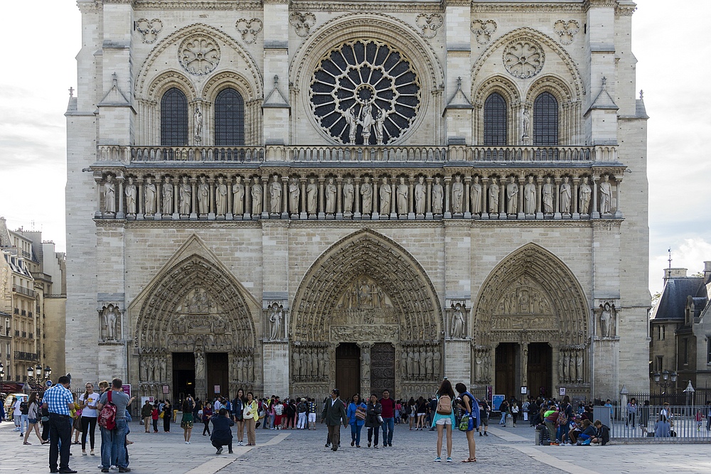 Notre Dame - Besucher