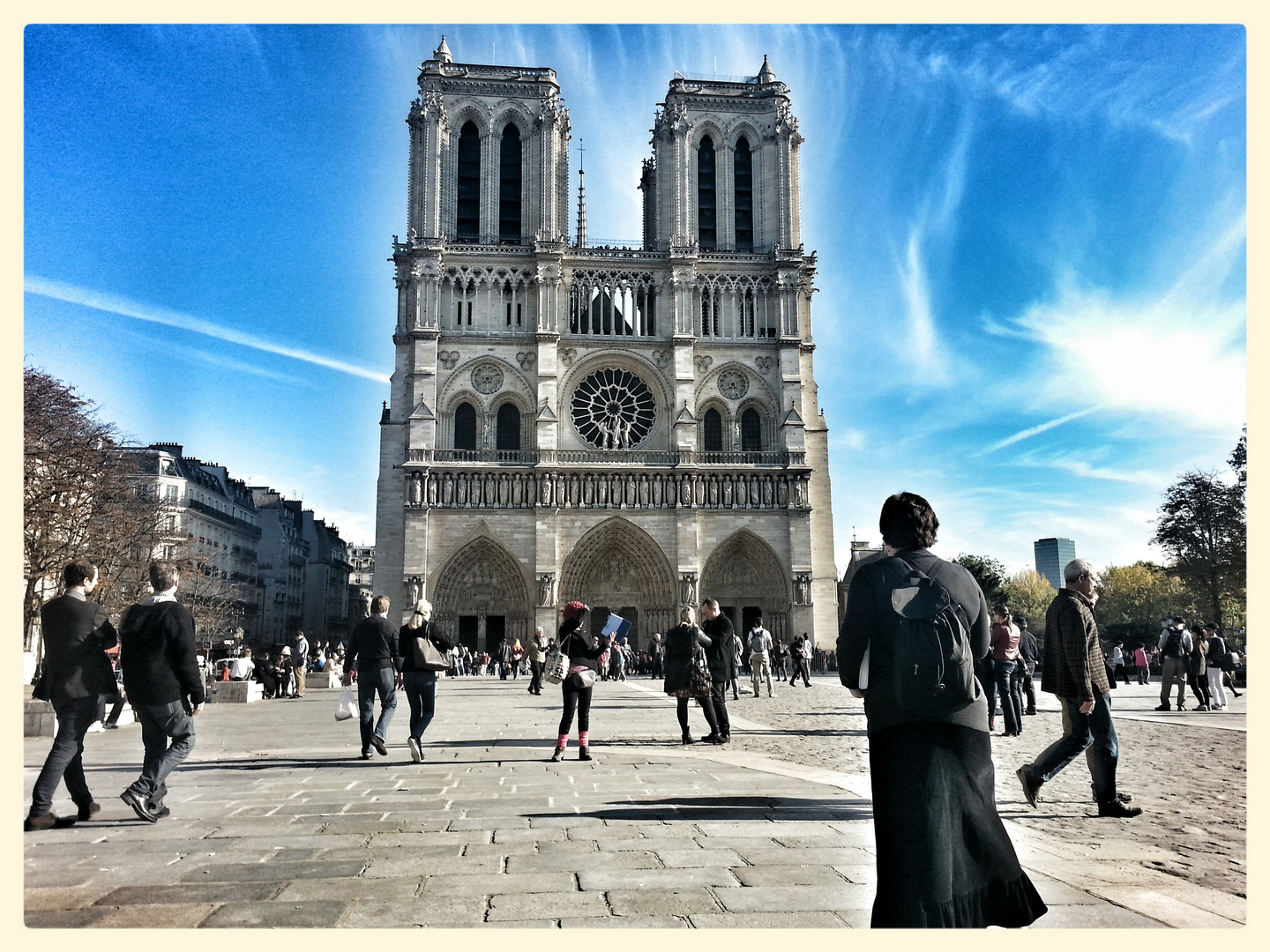 notre dame, bewegt