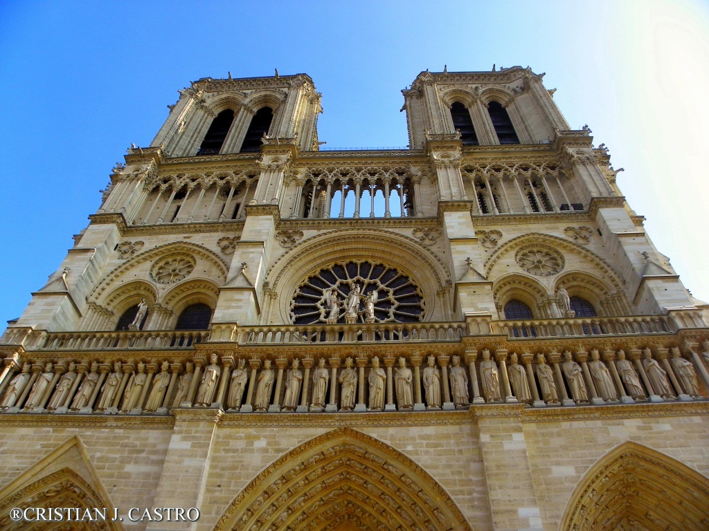 NOTRE DAME CATHEDRAL AT PARIS CITY