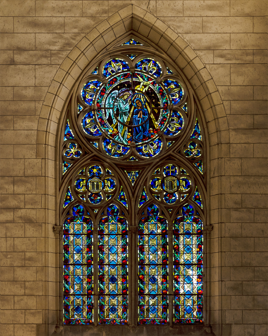  Notre-Dame de Bricquebec - Fenster