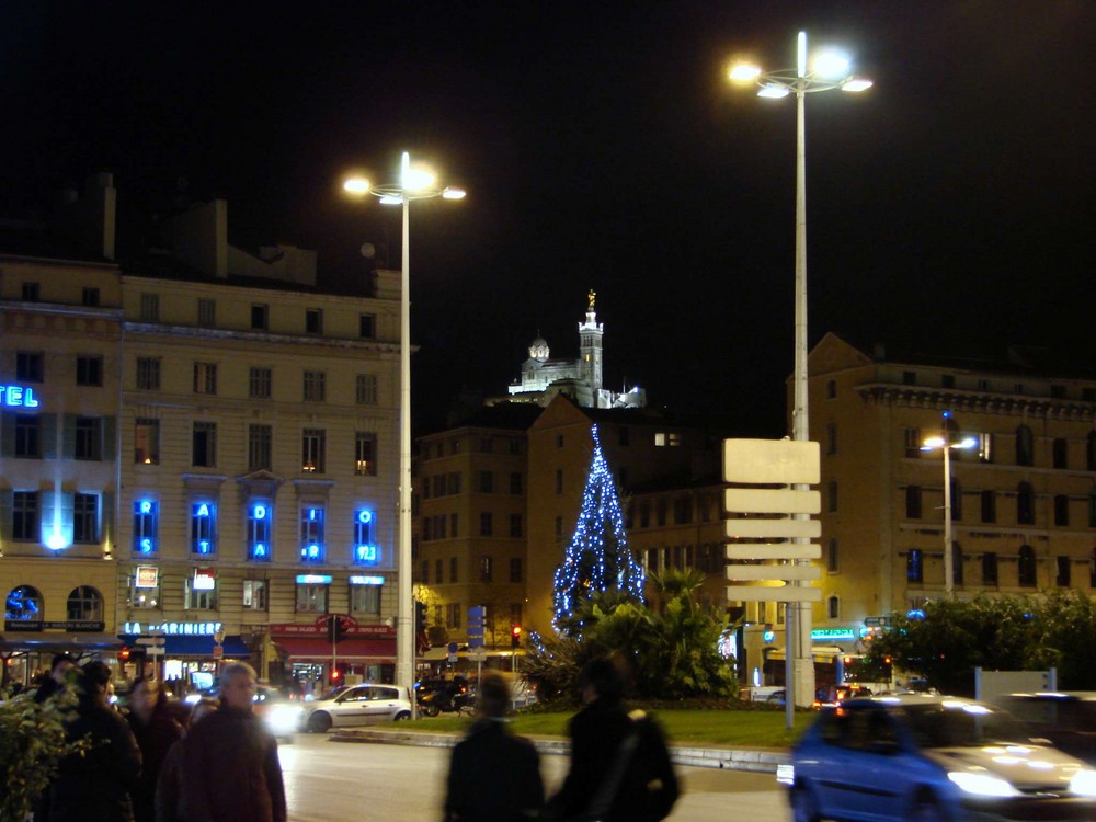 Notre Dame de la Garde le 05.12.2008 à 19h10