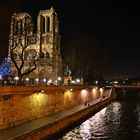 Notre Dame et quai de Seine