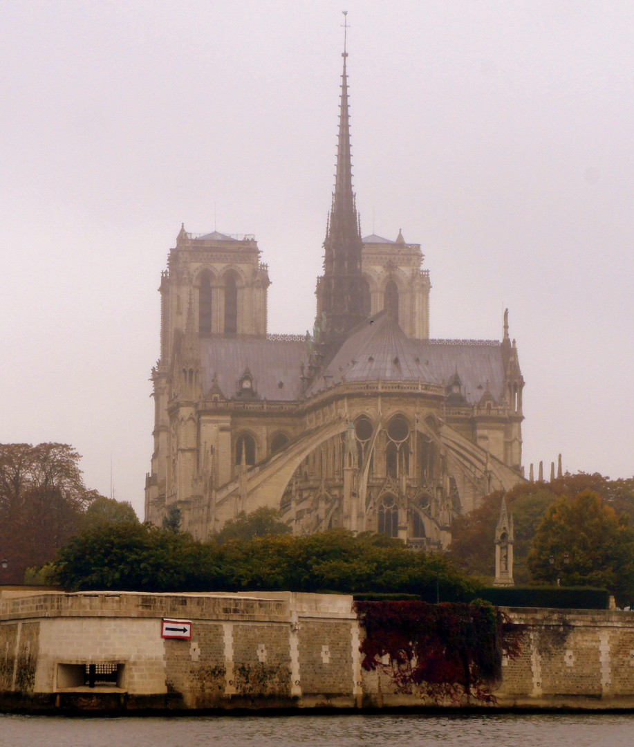 Notre-Dame ... von hinten ...