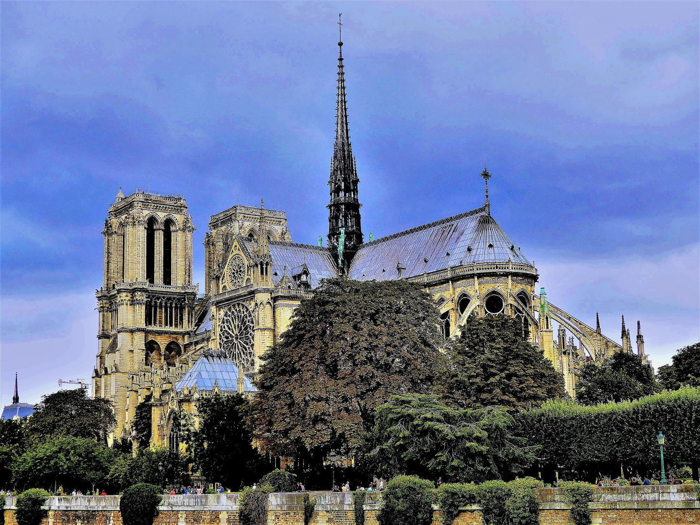  Notre Dame vor dem 15. 4. 2019