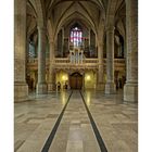 Notre-Dame(Luxemburg) ..." Blick zur Orgel, aus meiner Sicht...."