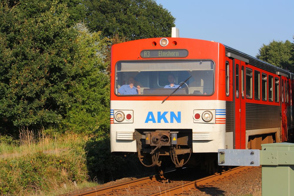 Notschuß auf die AKN bei Henstedt-Ulzburg