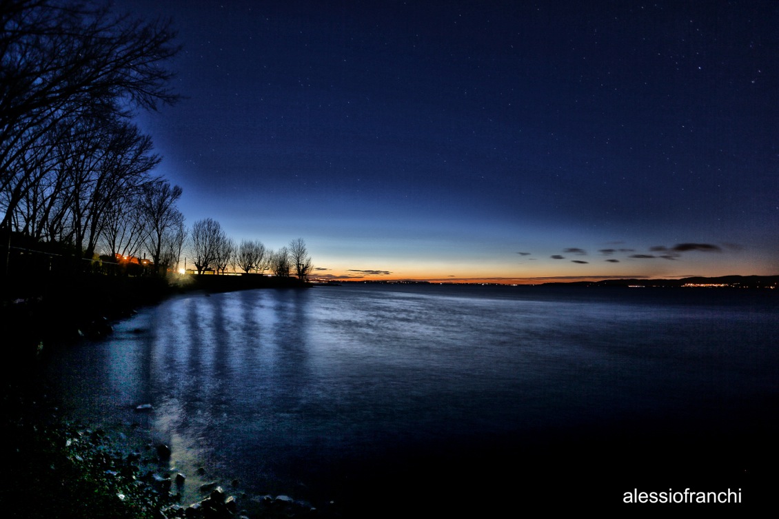 notte al lago