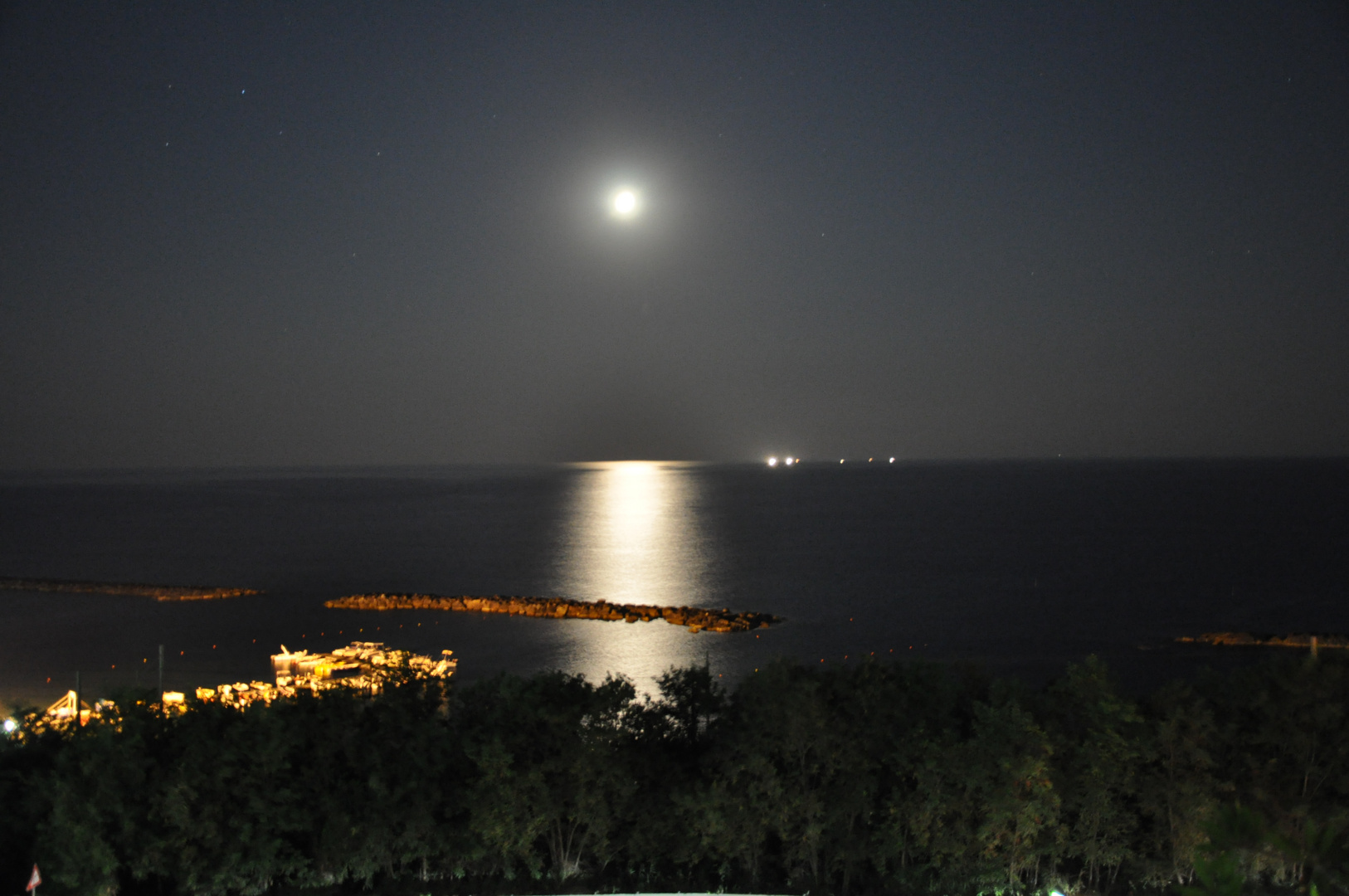 notte d'agosto 2013 a Diamante