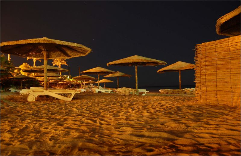 notte in spiaggia