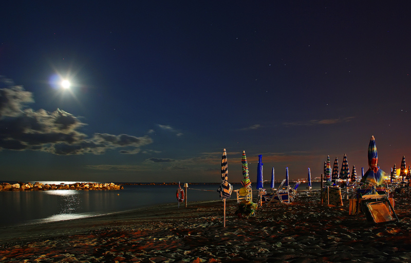 Notte sulla spiaggia