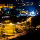 Notturna sulla città di Potenza (Basilicata)