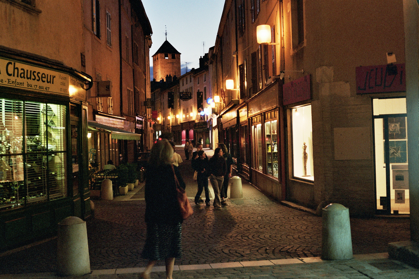 Notturno a Cluny - agosto 2003