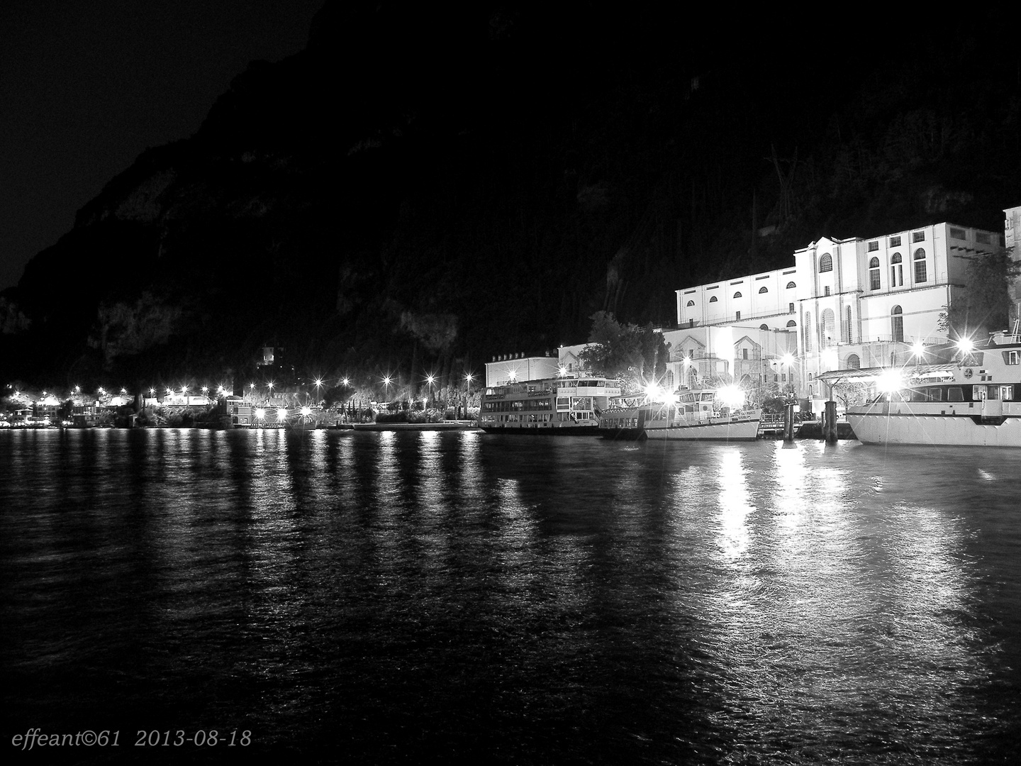 Notturno a Riva del Garda