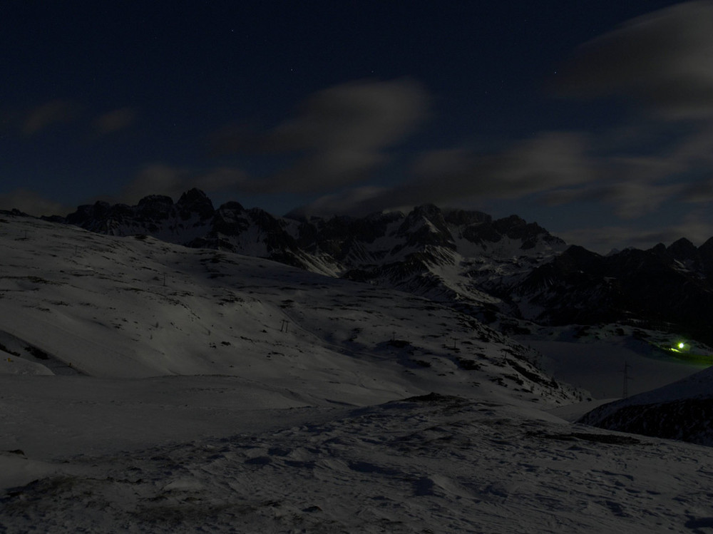 Notturno dal rifugio Laresei