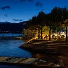 Notturno in piazza lago