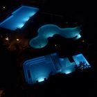 Notturno in piscina (Abano Terme - agosto 2014)