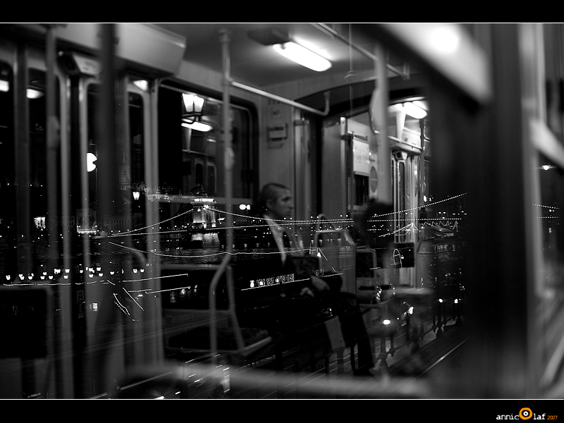 notturno in tram