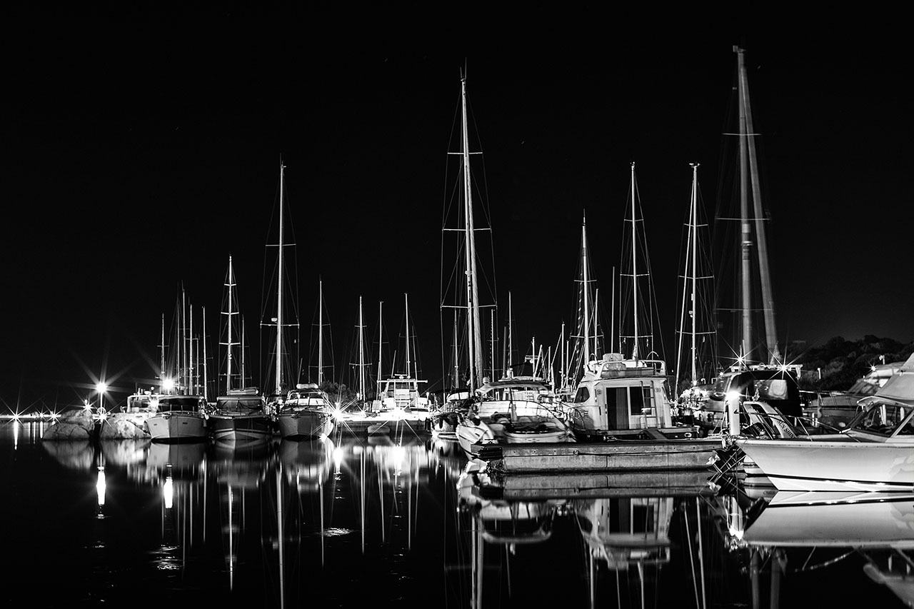 Notturno sul Porto di Sa Marinedda - Olbia