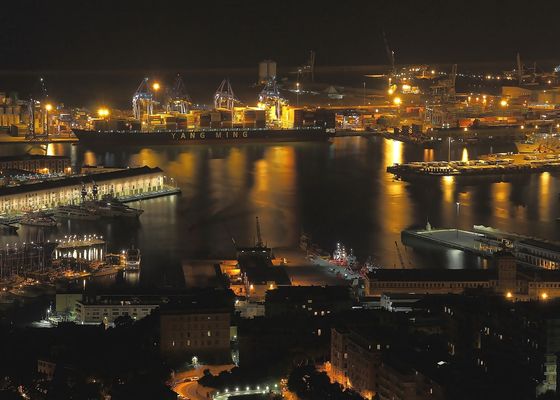 Notturno sul porto.