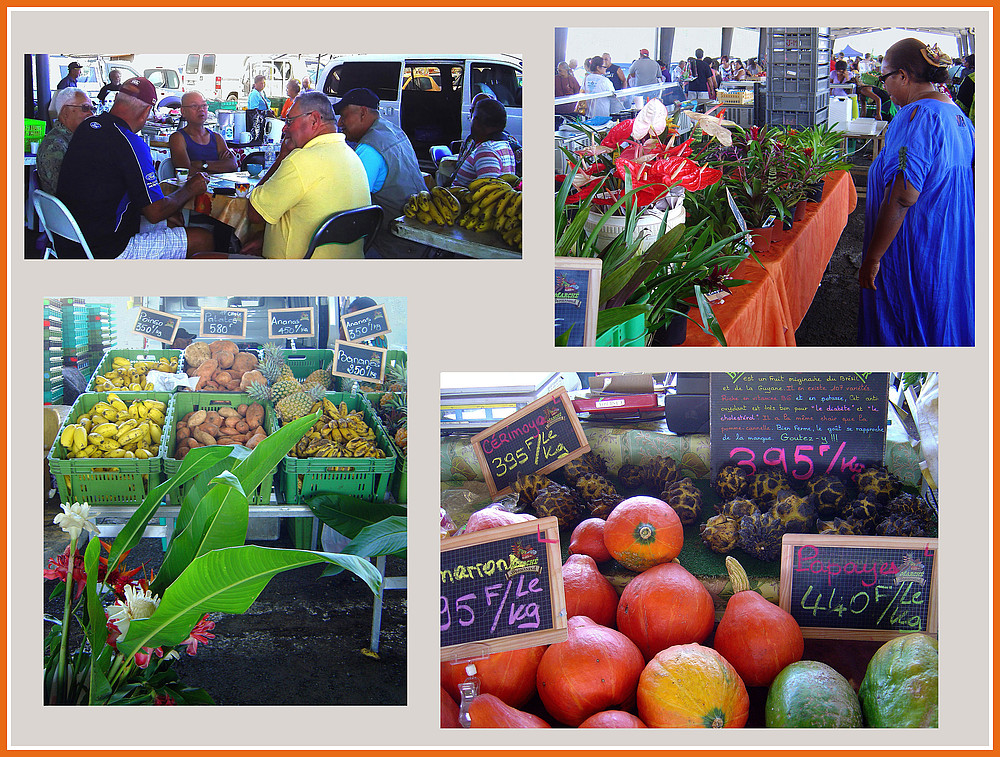 Nouméa - Ambiance au marché central - Atmosphäre am Zentralmarkt